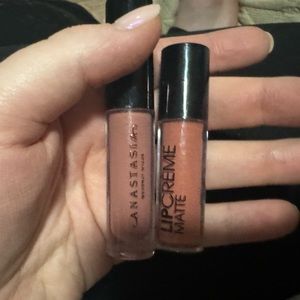 Lip crème and lip gloss